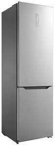Тихий холодильник с no frost Korting KNFC 62017 X