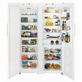 Двухкамерный холодильник шириной 48 см  Liebherr SBS 7253