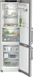 Серебристые двухкамерные холодильники Liebherr Liebherr CBNsdc 5753 фото 3 фото 3