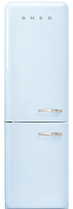 Холодильник голубого цвета в ретро стиле Smeg FAB32LPB3