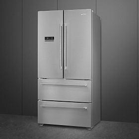 Серебристый холодильник Smeg FQ55FXDF фото 2 фото 2