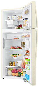 Бежевый холодильник с No Frost LG GC-H 502 HEHZ