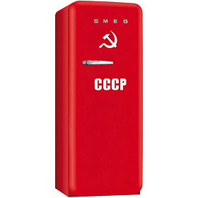 Красный холодильник Smeg FAB28CCCP