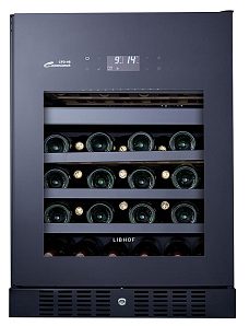 Встраиваемый винный шкаф 60 см LIBHOF CFD-46 black фото 3 фото 3