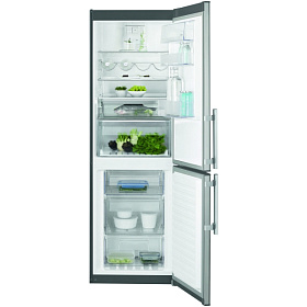 Серебристый холодильник Electrolux EN93454KX