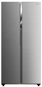Большой широкий холодильник Korting KNFS 83414 X