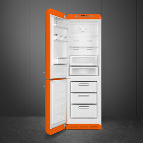 Цветной холодильник в стиле ретро Smeg FAB32LOR3 фото 2 фото 2