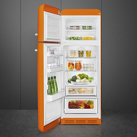 Двухкамерный однокомпрессорный холодильник  Smeg FAB30LOR5 фото 2 фото 2