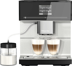 Кофемашина с автоматическим приготовлением капучино Miele CM7350 OBSW