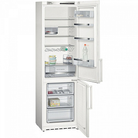 Белый холодильник  2 метра Siemens KG 39VXW20R