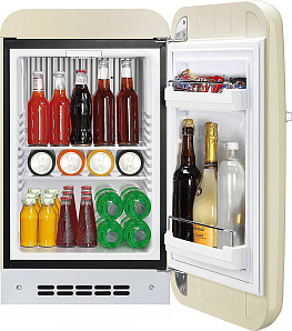 Маленький холодильник для квартиры студии Smeg FAB5RCR5 фото 3 фото 3