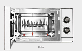 Микроволновая печь ретро стиль Korting KMI 820 RSI фото 3 фото 3