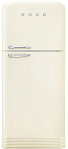 Бежевый холодильник в стиле ретро Smeg FAB50RCR5