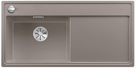 Мойка цвета серый беж Blanco ZENAR XL 6 S чаша слева, доска стекло клапан-автомат InFino®