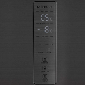 Серый холодильник Sharp SJB340XSIX фото 3 фото 3