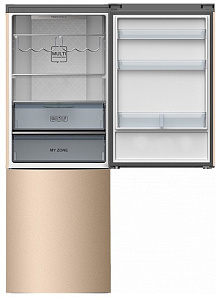 Золотой холодильник Haier C4F 744 CGG фото 4 фото 4