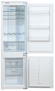 Недорогой встраиваемый холодильники Ginzzu NFK-260 inverter