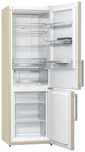 Двухкамерный холодильник цвета слоновой кости Gorenje NRK 6191 MC