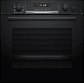 Черный встраиваемый духовой шкаф Bosch HRG4785B6