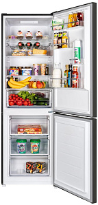 Бытовой двухкамерный холодильник Maunfeld MFF185SFSB