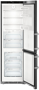 Чёрный холодильник с No Frost Liebherr CBNbs 4835 фото 3 фото 3