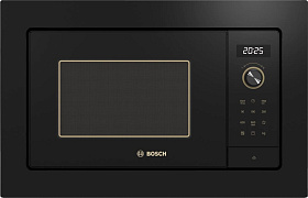 Сенсорная чёрная микроволновая печь Bosch BEL653MY3