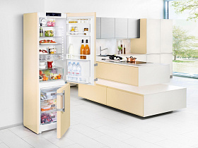 Двухкамерный холодильник цвета слоновой кости Liebherr CNbe 4015 фото 3 фото 3