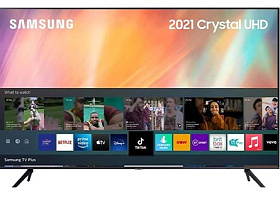 Телевизор Samsung UE50AU7100U 50" (127 см) 2021 темно-серый