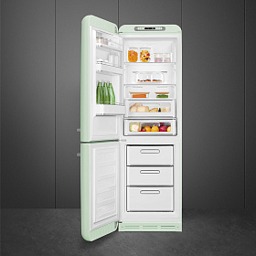 Зелёный холодильник Smeg FAB32LPG5 фото 2 фото 2