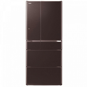 Коричневый холодильник HITACHI R-E6800UXT
