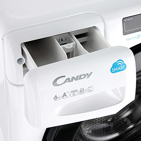 Маленькая стиральная машина автомат Candy CSS34 1062DB1-07 фото 4 фото 4