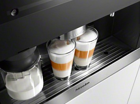 Встраиваемая кофемашина с капучинатором Miele CVA6401 EDST/CLST сталь фото 2 фото 2
