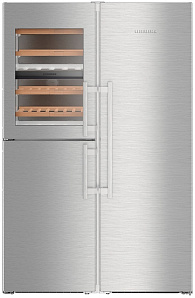 Холодильники Liebherr стального цвета Liebherr SBSes 8486