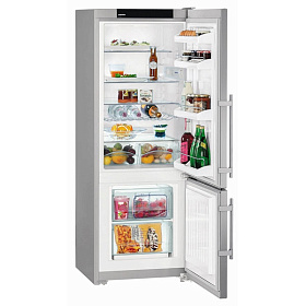Серебристый холодильник Liebherr CUPesf 2901