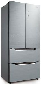 Серый холодильник Midea MRF 519 SFNX