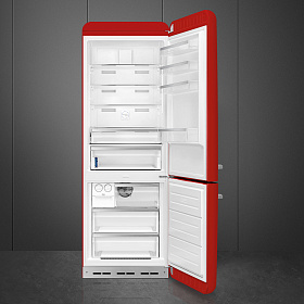 Ретро красный холодильник Smeg FAB38RRD5 фото 2 фото 2