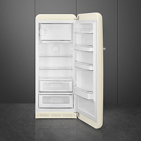 Холодильник кремового цвета Smeg FAB28RCR3 фото 4 фото 4