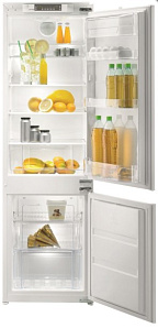 Узкий высокий холодильник Korting KSI 17875 CNF