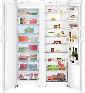 Двухдверный белый холодильник Liebherr SBS 7242 фото 3 фото 3