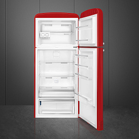 Холодильник с верхней морозильной камерой No frost Smeg FAB50RRD5