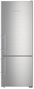 Серебристые двухкамерные холодильники Liebherr Liebherr CUef 2915