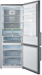Двухкамерный холодильник ноу фрост Korting KNFC 71887 X фото 2 фото 2
