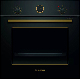 Встраиваемый черный электрический духовой шкаф 60 см Bosch HBJN10YB2R