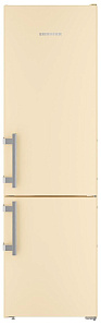 Двухкамерный бежевый холодильник Liebherr CNbe 4015