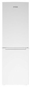 Холодильник Хендай серебристого цвета Hyundai CC3004F белый