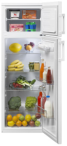 Двухкамерный холодильник шириной 54 см Beko DSKR 5280 M 01 W