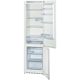 Белый холодильник  2 метра Bosch KGV 39VW23R