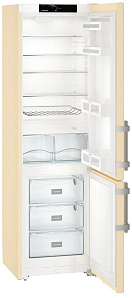Двухкамерный бежевый холодильник Liebherr CUbe 4015 фото 3 фото 3