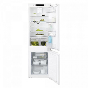 Холодильник с жестким креплением фасада  Electrolux ENC2813AOW
