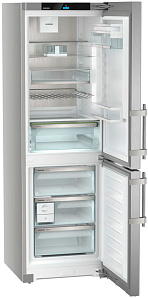 Серебристые двухкамерные холодильники Liebherr Liebherr CNsdd 5253 Prime NoFrost